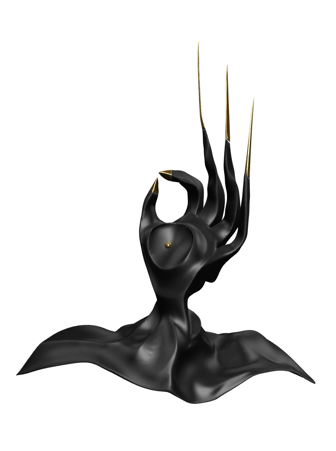 Yathra 4 — site-specific 3D digital sculpture by Fabin Rasheed, traveling generative art project