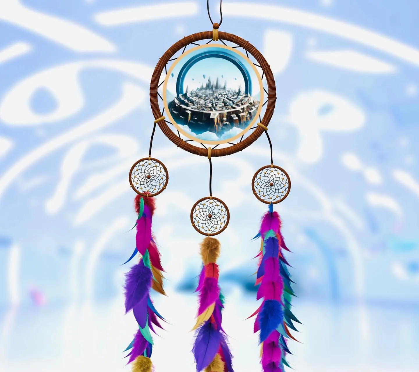 Dreamcatcher by Fabin Rasheed. A generative AI artwork visualizing neuroscience data and subconscious patterns. Exhibited at CVPR and IndiaHCI.