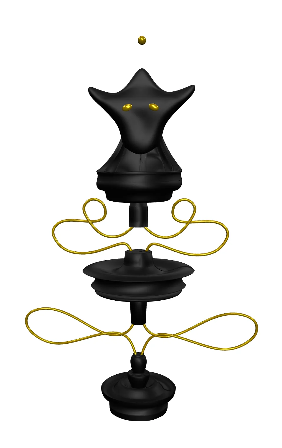 Yathra 2 — site-specific 3D digital sculpture by Fabin Rasheed, traveling generative art project