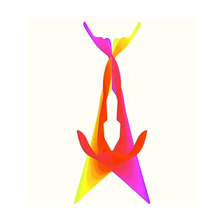 Heart Art — emotional intelligence digital artwork by Fabin Rasheed (2022). Bridges algorithmic language with the felt experience of the heart.